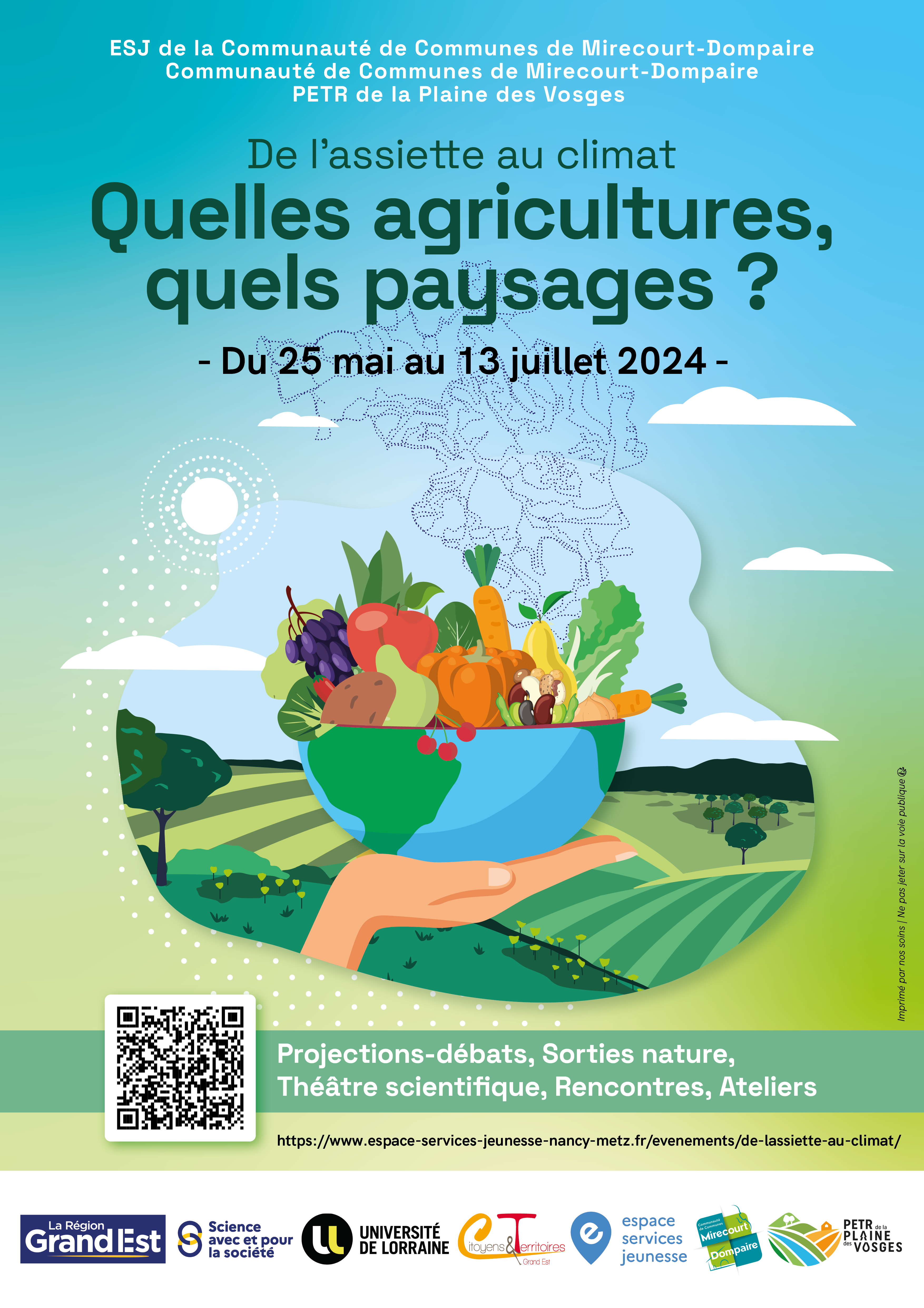 De l’assiette au climat : quelles agricultures, quels paysages ? – du 25 mai au 13 juillet 2024